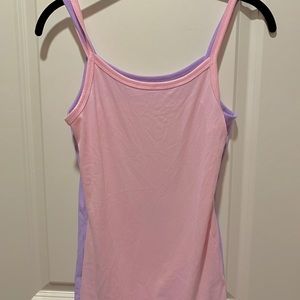 Set of 2 N Boundaries Ribbed Camisoles - Pink/Purple